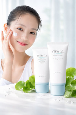 skin1004 madagascar centella hyalu-cica water-fit sun serum